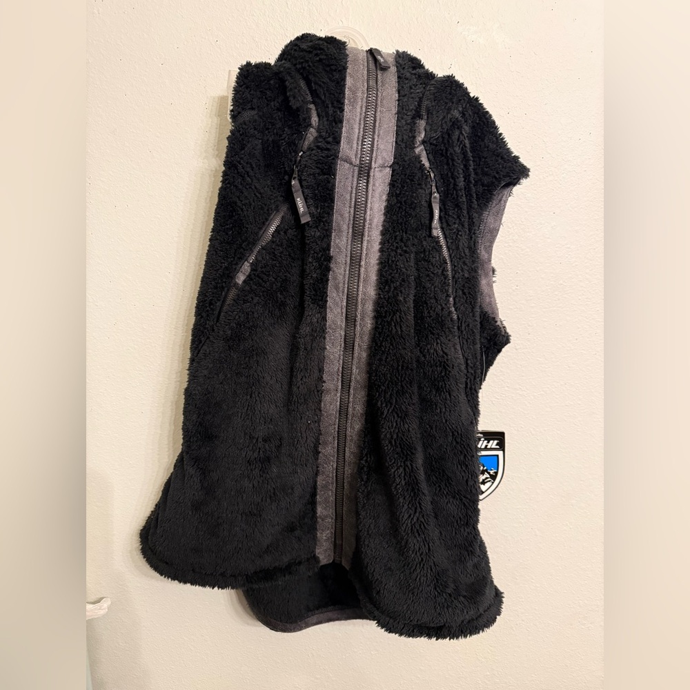 Womens Kuhl Black Fleece Vest XL